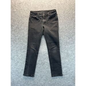 DL1961 Jeans Women's 27 Angel‎ Mid Rise Skinny Ankle Black Stretch Denim Pants